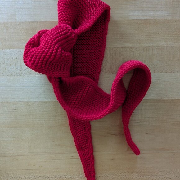 Trendy RED Sophie Scarf Wrap - Picture 3 of 5